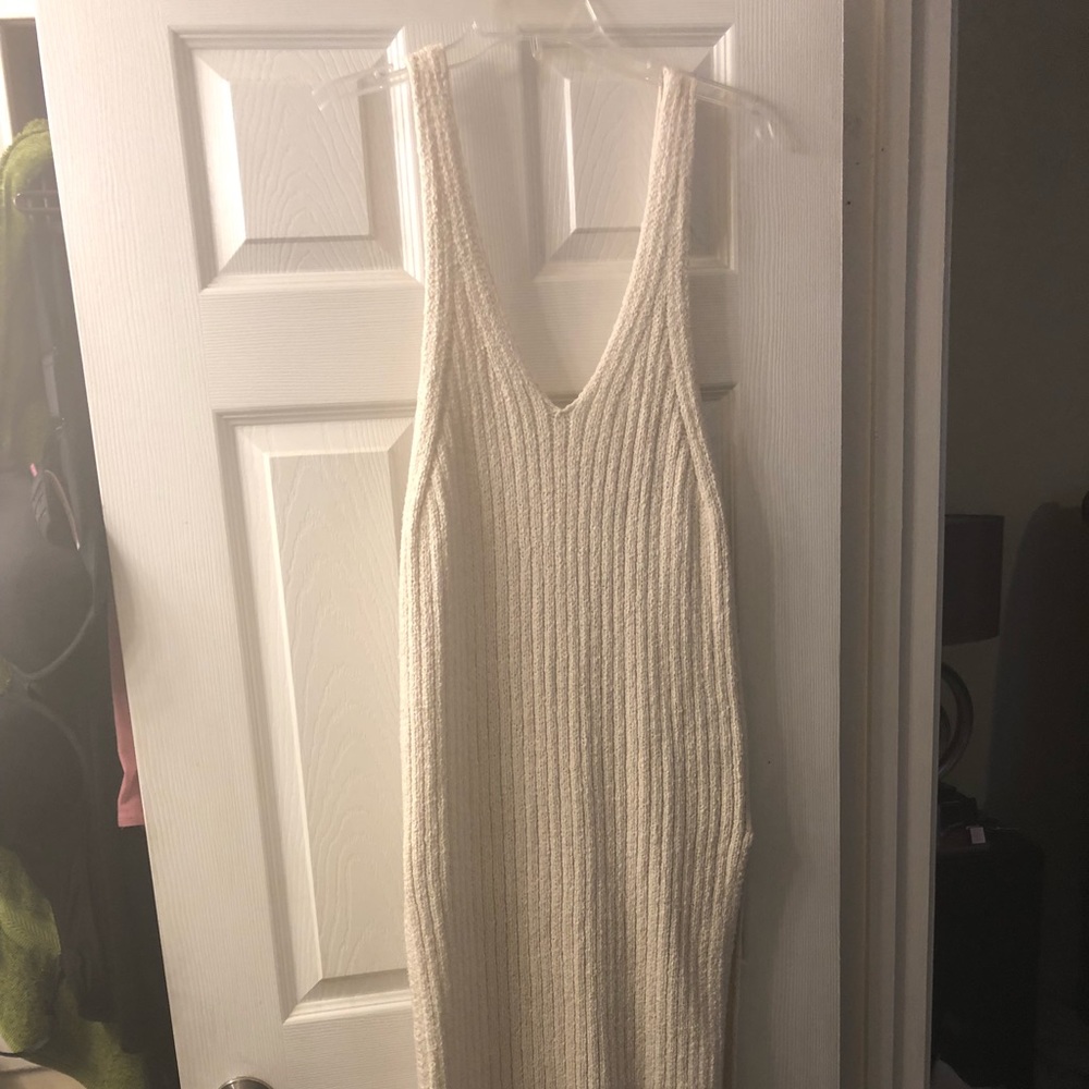 Free People long sweater dress.
